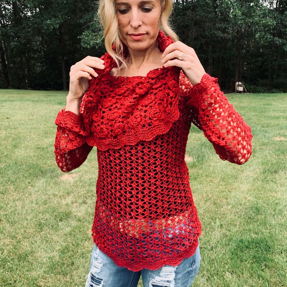 Beautiful crochet top